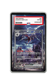 Pokémon TCG Hydreigon ex Scarlet & Violet - White Flare #169/086 PSA Grade Case Silver frame with matching extended artwork