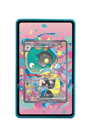 Pokémon TCG Iono's Bellibolt ex - 279/217 Ascended Heroes #279/217 Magnetic Card Holder Blue frame with matching extended artwork