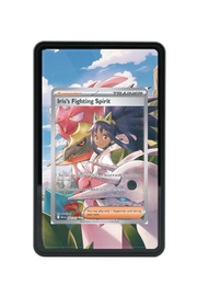 Pokémon TCG Iris's Fighting Spirit - 292/217 Ascended Heroes #292/217 Magnetic Card Holder Black frame with matching extended artwork