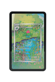 Pokémon TCG Ivysaur Scarlet & Violet - Scarlet & Violet 151 #167/165 Magnetic Card Holder Black frame with matching extended artwork