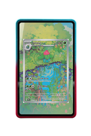 Pokémon TCG Ivysaur Scarlet & Violet - Scarlet & Violet 151 #167/165 Magnetic Card Holder R & B frame with matching extended artwork