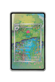 Pokémon TCG Ivysaur Scarlet & Violet - Scarlet & Violet 151 #167/165 Magnetic Card Holder Silver frame with matching extended artwork