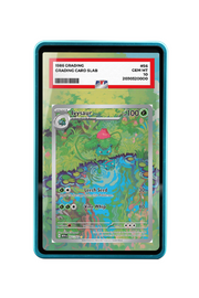 Pokémon TCG Ivysaur Scarlet & Violet - Scarlet & Violet 151 #167/165 PSA Grade Case Blue frame with matching extended artwork