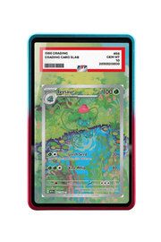 Pokémon TCG Ivysaur Scarlet & Violet - Scarlet & Violet 151 #167/165 PSA Grade Case R & B frame with matching extended artwork