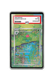 Pokémon TCG Ivysaur Scarlet & Violet - Scarlet & Violet 151 #167/165 PSA Grade Case Silver frame with matching extended artwork