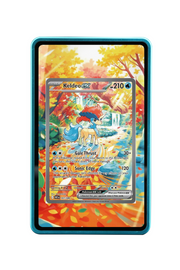 Pokémon TCG Keldeo ex Scarlet & Violet - White Flare #167/086 Magnetic Card Holder Blue frame with matching extended artwork