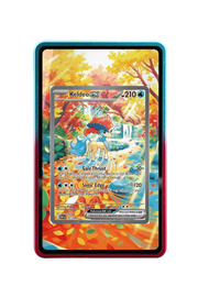 Pokémon TCG Keldeo ex Scarlet & Violet - White Flare #167/086 Magnetic Card Holder R & B frame with matching extended artwork
