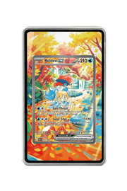 Pokémon TCG Keldeo ex Scarlet & Violet - White Flare #167/086 Magnetic Card Holder Silver frame with matching extended artwork