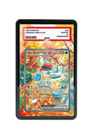 Pokémon TCG Keldeo ex Scarlet & Violet - White Flare #167/086 PSA Grade Case Black frame with matching extended artwork