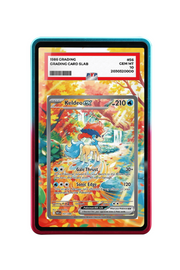 Pokémon TCG Keldeo ex Scarlet & Violet - White Flare #167/086 PSA Grade Case R & B frame with matching extended artwork