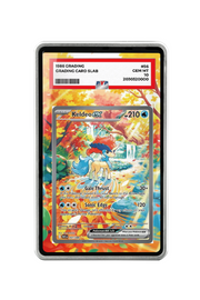 Pokémon TCG Keldeo ex Scarlet & Violet - White Flare #167/086 PSA Grade Case Silver frame with matching extended artwork
