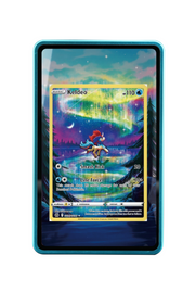 Pokémon TCG Keldeo Sword & Shield - Crown Zenith: Galarian Gallery #GG07/GG70 Magnetic Card Holder Blue frame with matching extended artwork