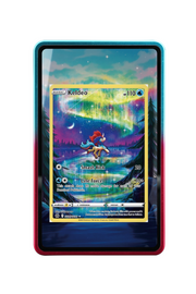Pokémon TCG Keldeo Sword & Shield - Crown Zenith: Galarian Gallery #GG07/GG70 Magnetic Card Holder R & B frame with matching extended artwork
