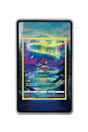 Pokémon TCG Keldeo Sword & Shield - Crown Zenith: Galarian Gallery #GG07/GG70 Magnetic Card Holder Silver frame with matching extended artwork