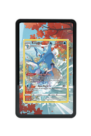 Pokémon TCG Kingdra Sword & Shield - Astral Radiance Trainer Gallery #TG03/TG30 Magnetic Card Holder Black frame with matching extended artwork