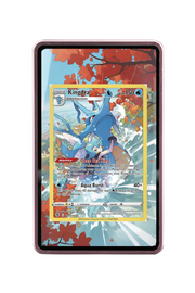 Pokémon TCG Kingdra Sword & Shield - Astral Radiance Trainer Gallery #TG03/TG30 Magnetic Card Holder Pink frame with matching extended artwork