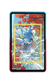 Pokémon TCG Kingdra Sword & Shield - Astral Radiance Trainer Gallery #TG03/TG30 Magnetic Card Holder R & B frame with matching extended artwork