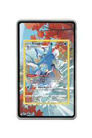 Pokémon TCG Kingdra Sword & Shield - Astral Radiance Trainer Gallery #TG03/TG30 Magnetic Card Holder Silver frame with matching extended artwork