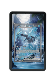 Pokémon TCG Kyurem ex Scarlet & Violet - Black Bolt #165/086 Magnetic Card Holder Black frame with matching extended artwork