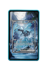 Pokémon TCG Kyurem ex Scarlet & Violet - Black Bolt #165/086 Magnetic Card Holder Blue frame with matching extended artwork