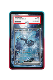 Pokémon TCG Kyurem ex Scarlet & Violet - Black Bolt #165/086 PSA Grade Case R & B frame with matching extended artwork