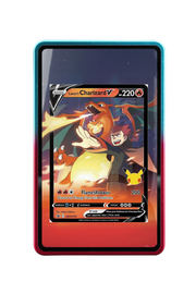 Pokémon TCG Lance's Charizard V Sword & Shield - Sword & Shield Promo Cards #SWSH133 Magnetic Card Holder R & B frame with matching extended artwork