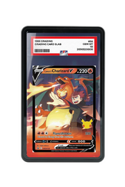 Pokémon TCG Lance's Charizard V Sword & Shield - Sword & Shield Promo Cards #SWSH133 PSA Grade Case Black frame with matching extended artwork