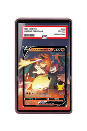 Pokémon TCG Lance's Charizard V Sword & Shield - Sword & Shield Promo Cards #SWSH133 PSA Grade Case Pink frame with matching extended artwork