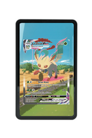 Pokémon TCG Leafeon VMAX (Alternate Art Secret) Sword & Shield - Evolving Skies #205/203 Magnetic Card Holder Black frame with matching extended artwork
