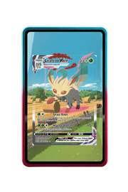 Pokémon TCG Leafeon VMAX (Alternate Art Secret) Sword & Shield - Evolving Skies #205/203 Magnetic Card Holder R & B frame with matching extended artwork