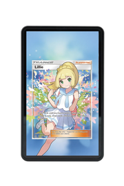 Lillie Ultra Prism #151/156 Magnetic Card Holder with matching extended artwork