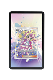 Lillie's Full Force Cosmic Eclipse #230/236 Magnetic Card Holder with matching extended artwork