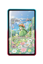 Pokémon TCG Lilligant Scarlet & Violet - Black Bolt #092/086 Magnetic Card Holder R & B frame with matching extended artwork