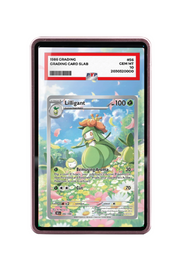 Pokémon TCG Lilligant Scarlet & Violet - Black Bolt #092/086 PSA Grade Case Pink frame with matching extended artwork