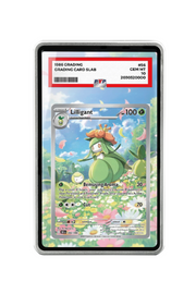 Pokémon TCG Lilligant Scarlet & Violet - Black Bolt #092/086 PSA Grade Case Silver frame with matching extended artwork