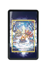 Pokémon TCG Magmortar Sword & Shield - Crown Zenith: Galarian Gallery #GG03/GG70 Magnetic Card Holder Black frame with matching extended artwork