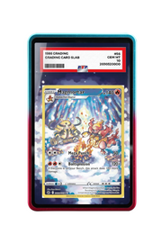 Pokémon TCG Magmortar Sword & Shield - Crown Zenith: Galarian Gallery #GG03/GG70 PSA Grade Case R & B frame with matching extended artwork