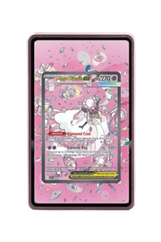 Pokémon TCG Mega Diancie ex - 282/217 Ascended Heroes #282/217 Magnetic Card Holder Pink frame with matching extended artwork