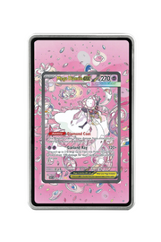 Pokémon TCG Mega Diancie ex - 282/217 Ascended Heroes #282/217 Magnetic Card Holder Silver frame with matching extended artwork