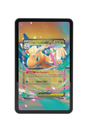 Pokémon TCG Mega Dragonite ex - 152/217 Ascended Heroes #152/217 Magnetic Card Holder Black frame with matching extended artwork