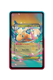 Pokémon TCG Mega Dragonite ex - 152/217 Ascended Heroes #152/217 Magnetic Card Holder R & B frame with matching extended artwork