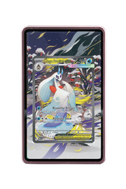 Pokémon TCG Mega Froslass ex - 275/217 Ascended Heroes #275/217 Magnetic Card Holder Pink frame with matching extended artwork