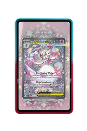 Pokémon TCG Mega Gardevoir ex Mega Evolution #178/132 Magnetic Card Holder R & B frame with matching extended artwork
