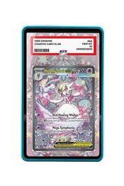 Pokémon TCG Mega Gardevoir ex Mega Evolution #178/132 PSA Grade Case Blue frame with matching extended artwork