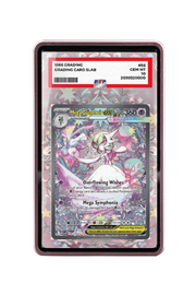 Pokémon TCG Mega Gardevoir ex Mega Evolution #178/132 PSA Grade Case Pink frame with matching extended artwork