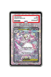 Pokémon TCG Mega Gardevoir ex Mega Evolution #178/132 PSA Grade Case Silver frame with matching extended artwork