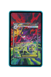 Pokémon TCG Mega Gengar ex - 284/217 Ascended Heroes #284/217 Magnetic Card Holder Blue frame with matching extended artwork