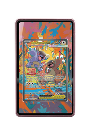 Pokémon TCG Mega Kangaskhan ex Mega Evolution #182/132 Magnetic Card Holder Pink frame with matching extended artwork