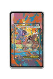 Pokémon TCG Mega Kangaskhan ex Mega Evolution #182/132 Magnetic Card Holder Silver frame with matching extended artwork