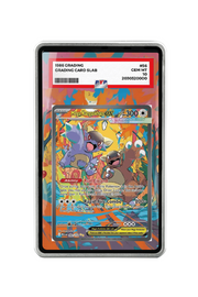 Pokémon TCG Mega Kangaskhan ex Mega Evolution #182/132 PSA Grade Case Silver frame with matching extended artwork